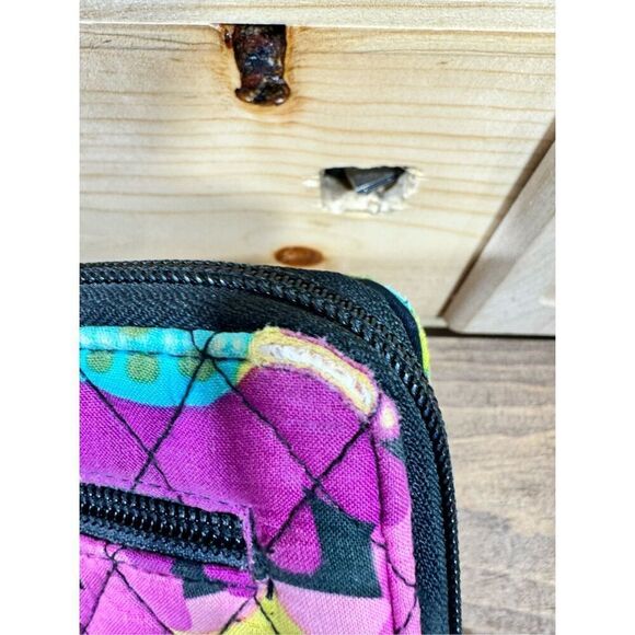 Vera Bradley Va Va Bloom 2012 Women's Floral Multicolor Turn Lock Zip-Around Wal - Picture 10 of 13